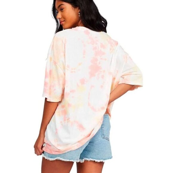 NWT BILLABONG Sun and Sea Paradise Tie Dye Short Sleeve Tee - Small - Picture 8 of 8